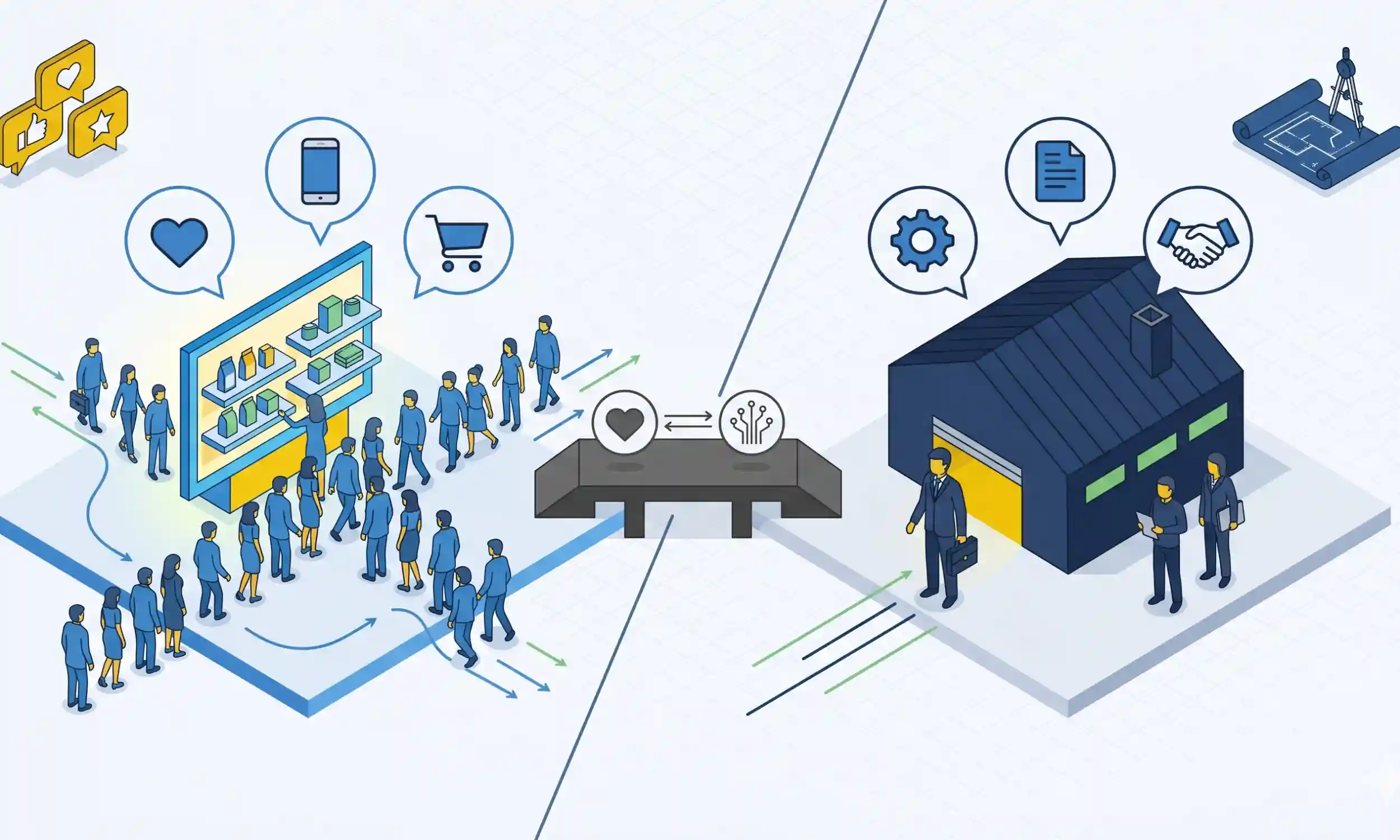 b2cvsb2b B2C vs. B2B Marketing